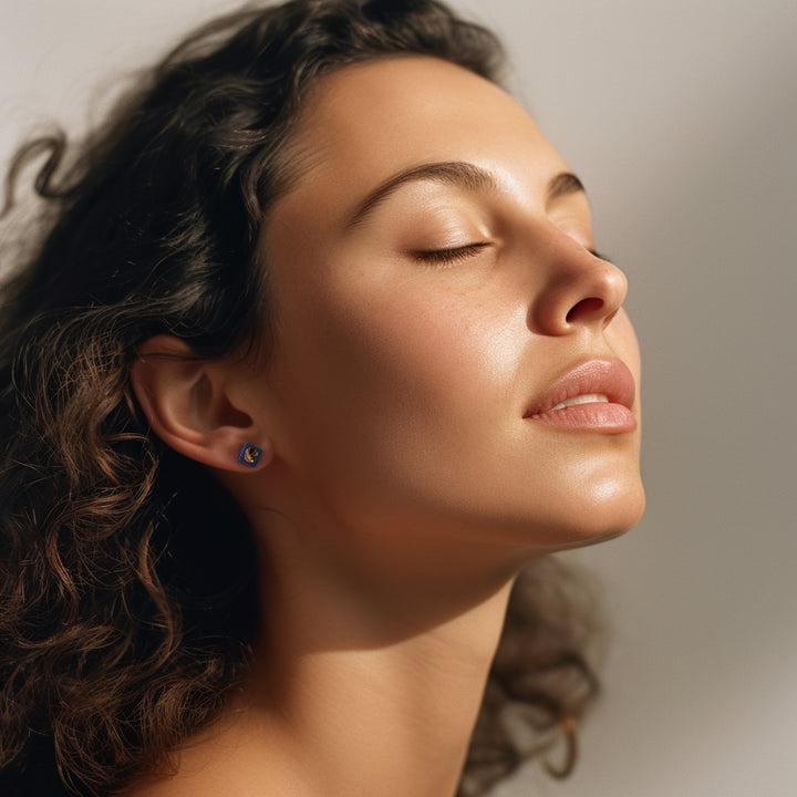 "Madelia" porcelain earrings