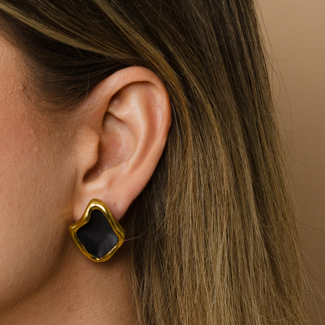 "Audrey" porcelain earrings