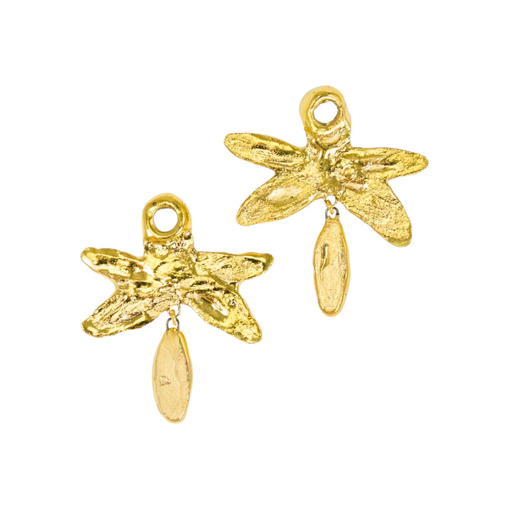 "Charlotte" Hoops With Charms Maxi