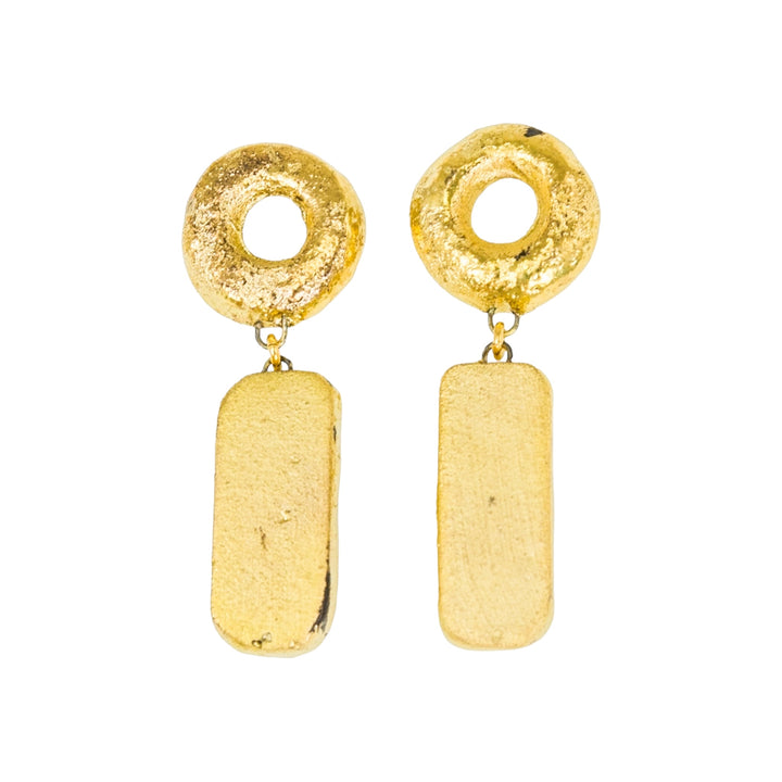 "Ingrid" Hoops With Charms Midi