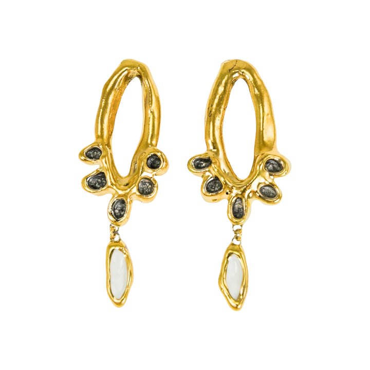 "Sophia" Hoops With Charms Maxi