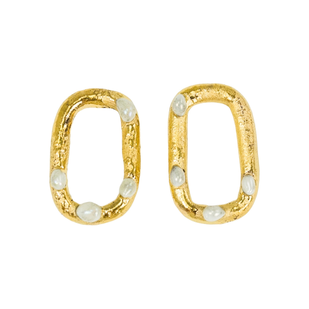 "Milla" Hoops With Charms Maxi