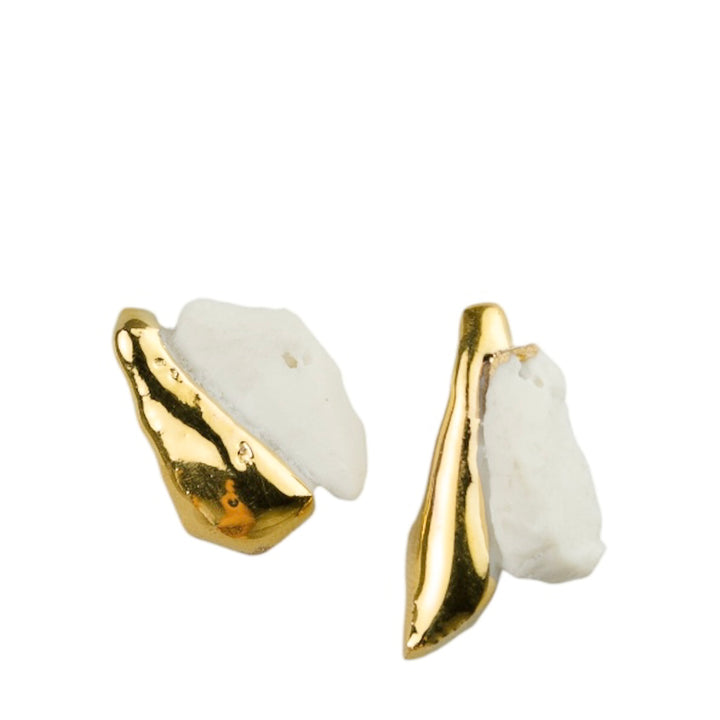 "Leila" ooak porcelain earrings