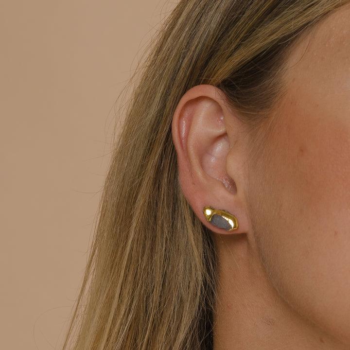 "Ayana" ooak porcelain earrings