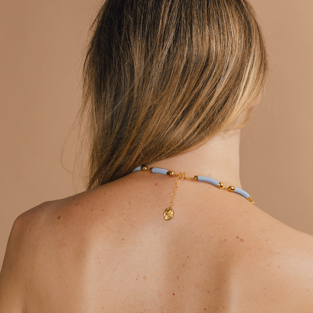 "Charlotte" porcelain necklace