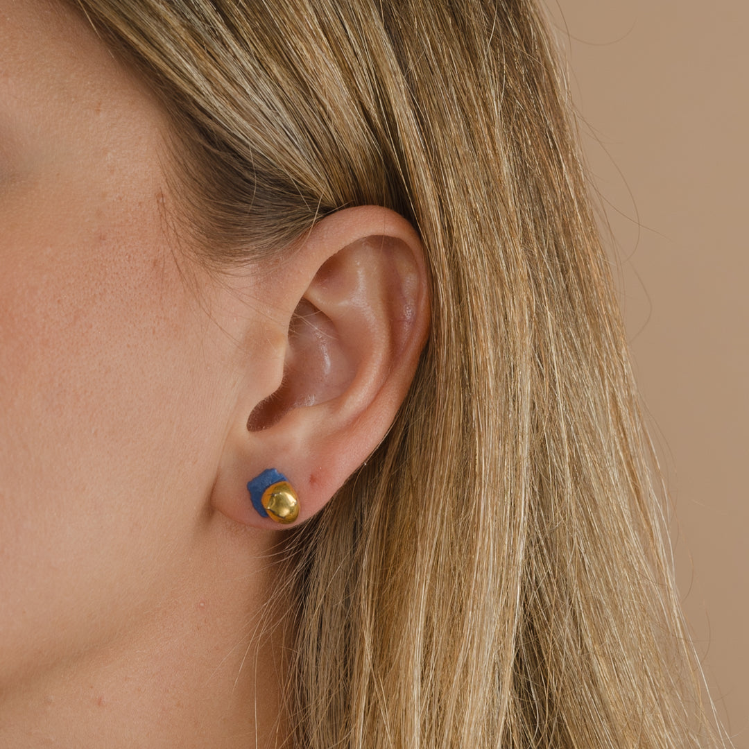 "Nila" ooak porcelain earrings