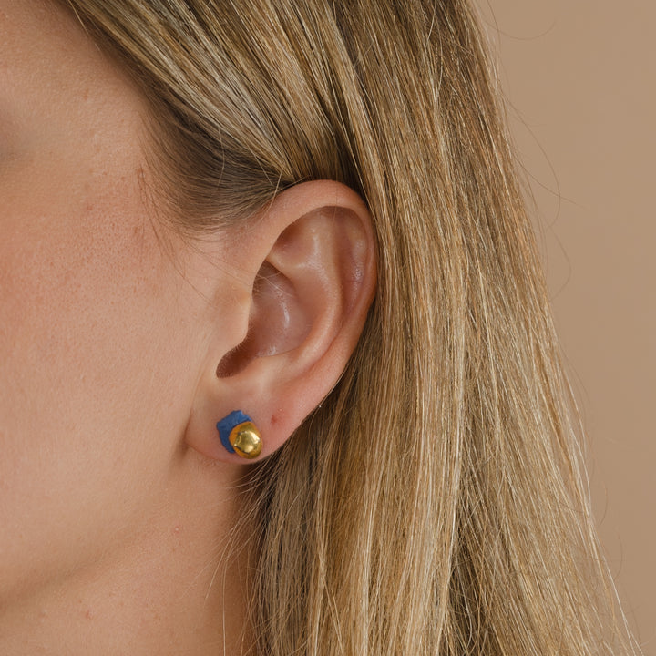 "Nila" ooak porcelain earrings