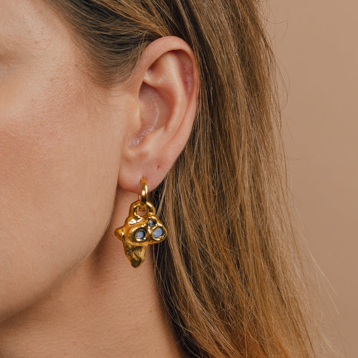 "Otoka" Hoops With Charms Midi