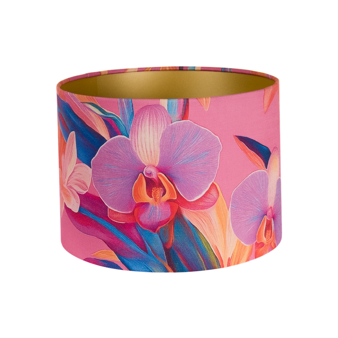 Pink Orchid - Floral Lampshade ⌀30