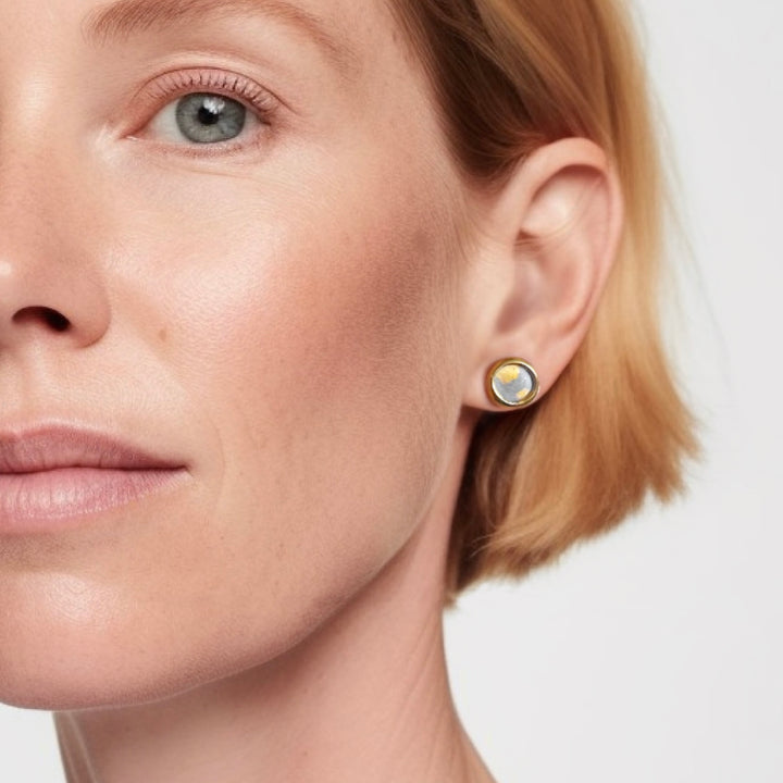 "CECYLIA" porcelain earrings