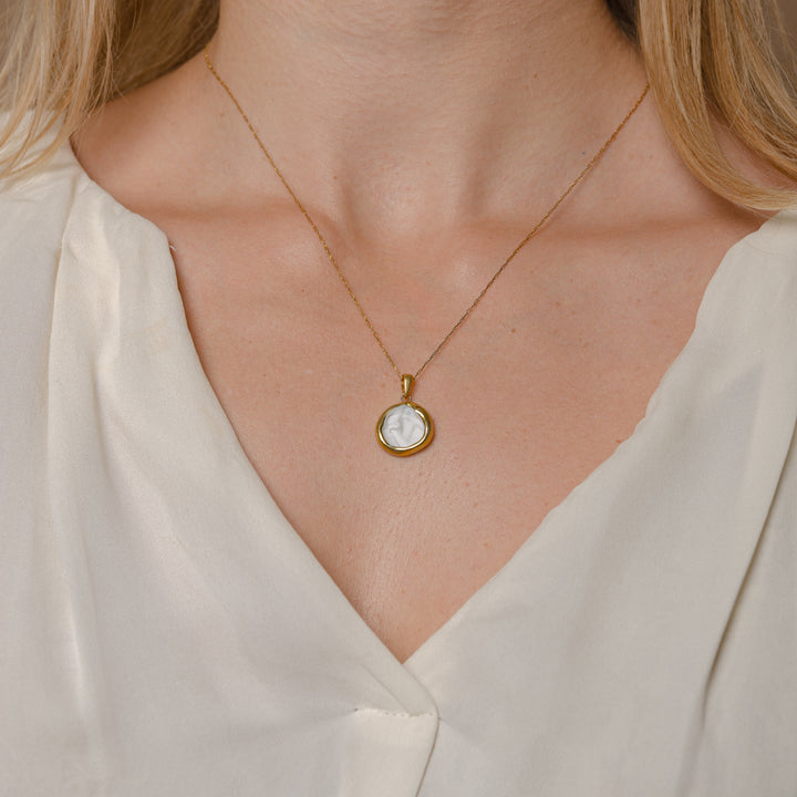 "Franchesco" porcelain necklace