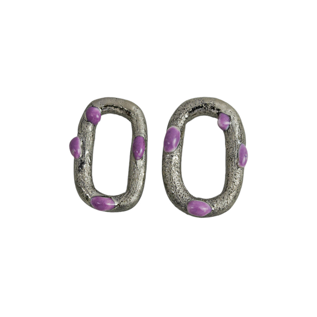 "Vivian" Hoops With Charms Maxi