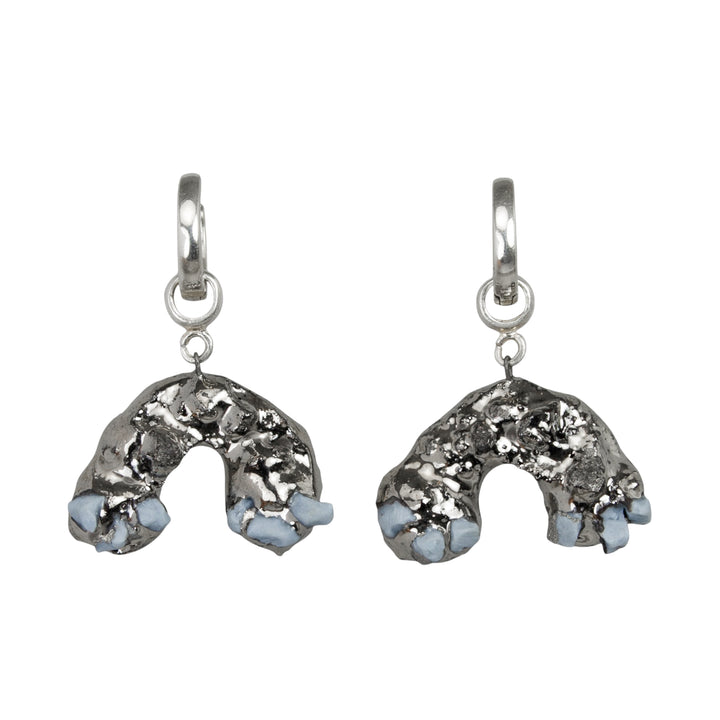 "Aiha" Hoops With Charms