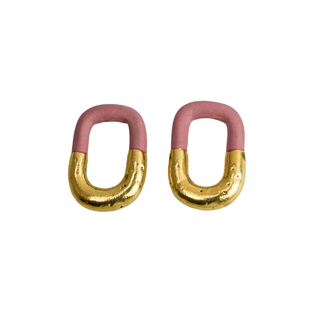 "Ruby" Hoops With Charms Maxi