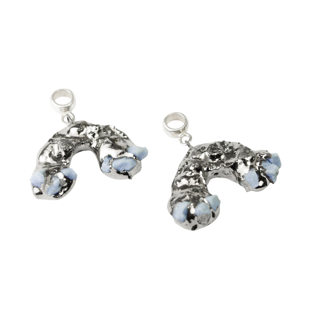 "Aiha" Hoops With Charms