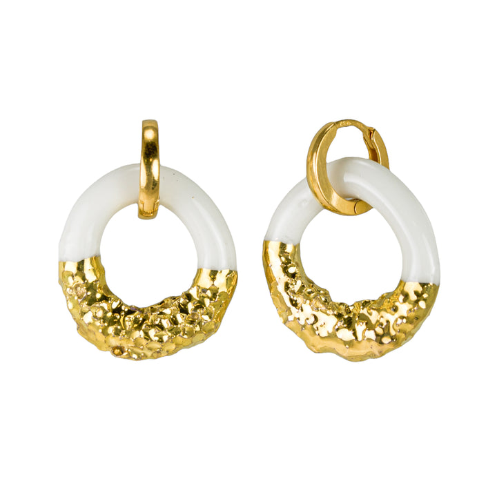 "Hazel" Hoops With Charms Maxi