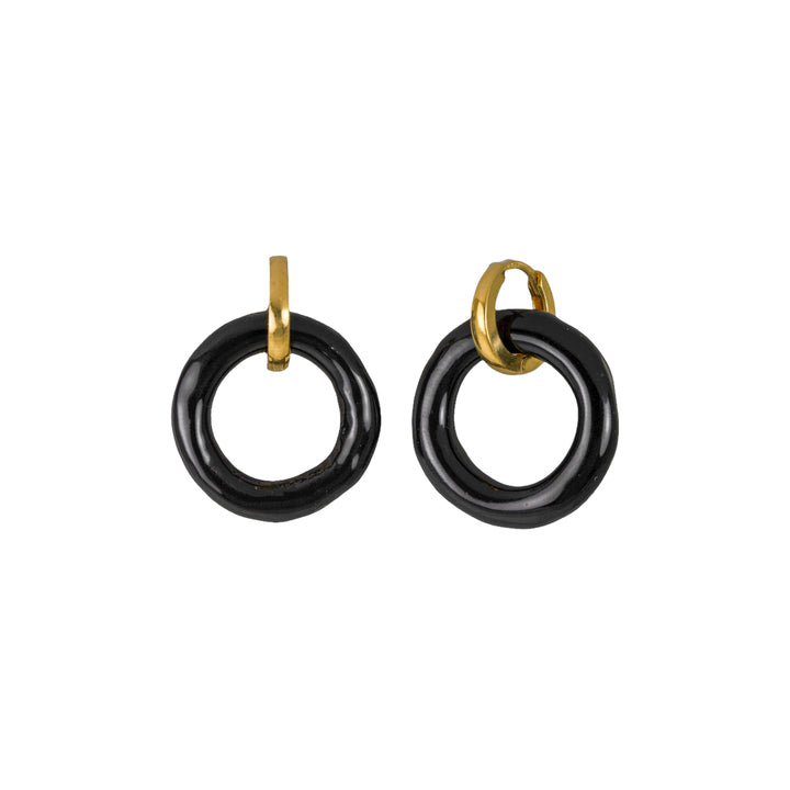 "Lucia" Hoops With Charms Maxi