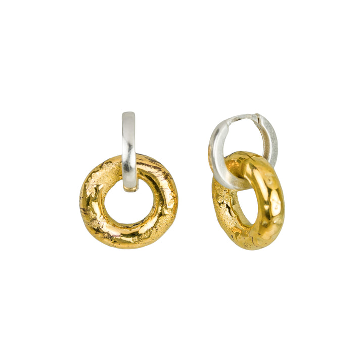 "Soleil" Hoops With Charms Midi