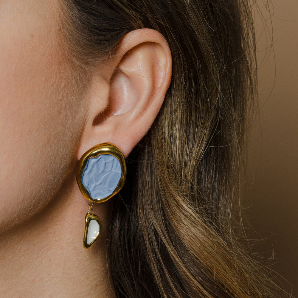 porcelain earrings , porceliano auskarai, keramikiniai auskarai. porceliano papuošalai. Rankų darbo papuošalai. Handmade ceramic earrings.