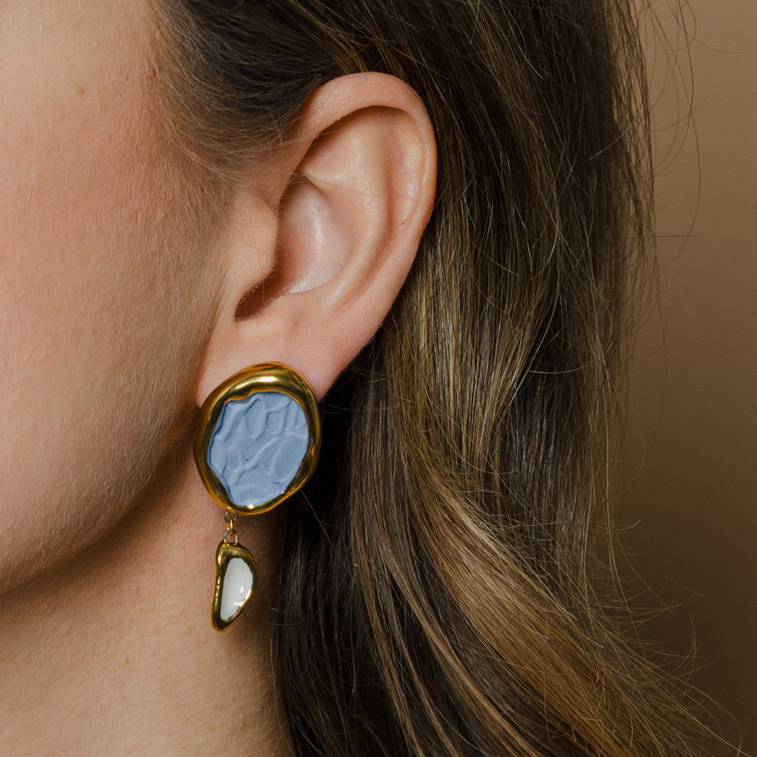 porcelain earrings , porceliano auskarai, keramikiniai auskarai. porceliano papuošalai. Rankų darbo papuošalai. Handmade ceramic earrings.