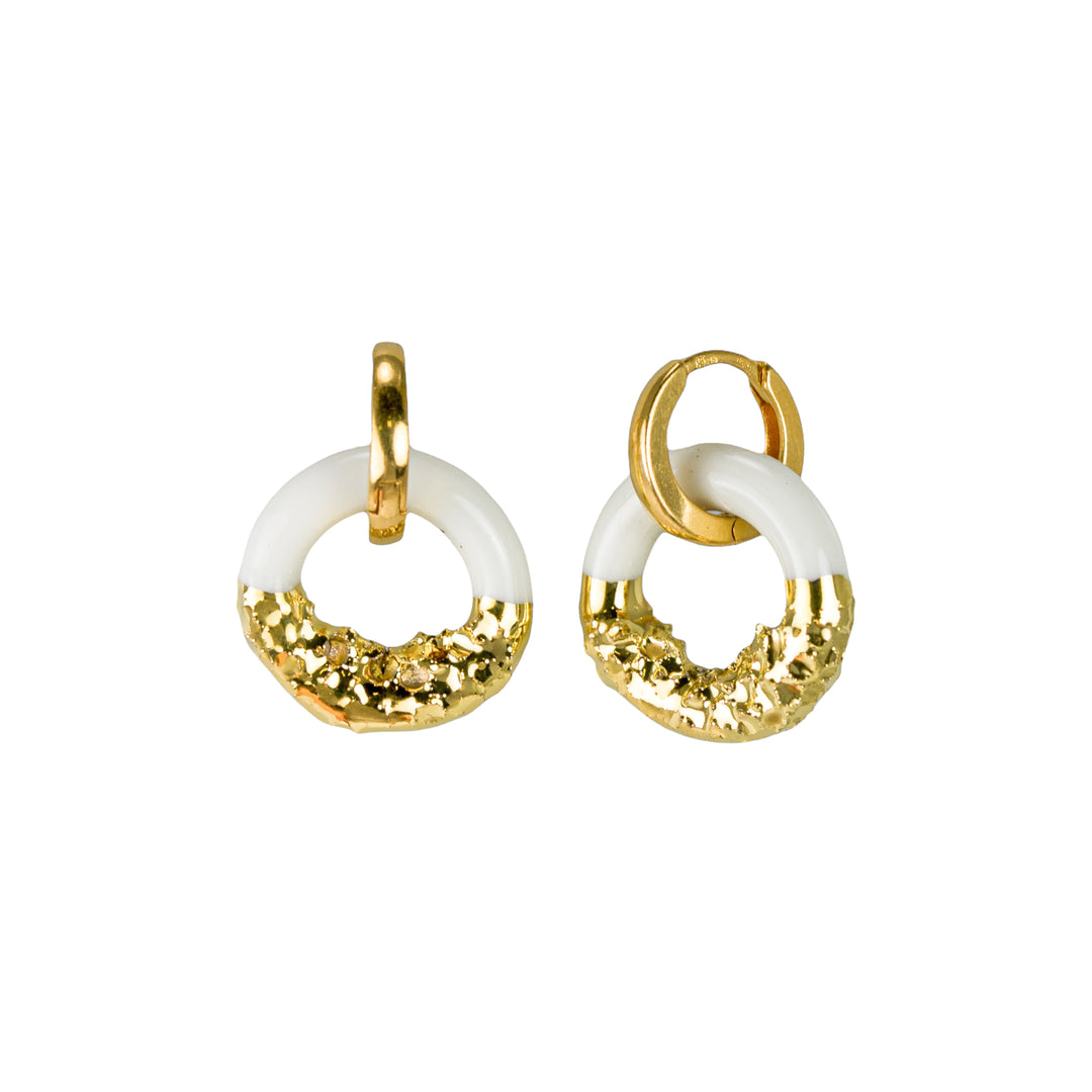 "Hazel" Hoops With Charms Midi