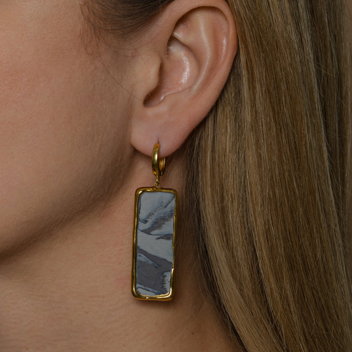 "Serena" Porcelain Earrings