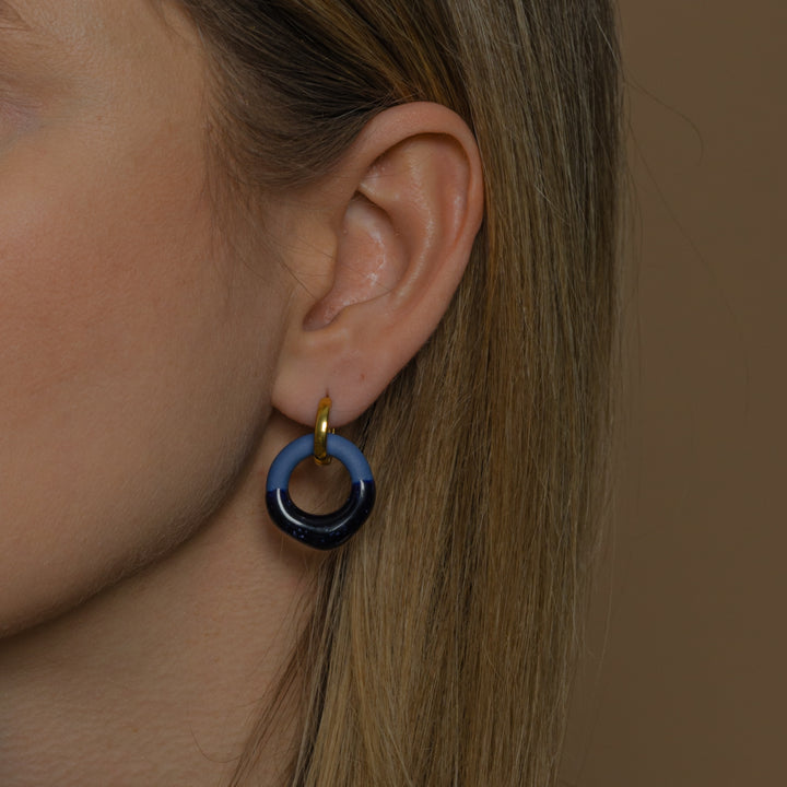 "Thalia" Hoops With Charms Midi