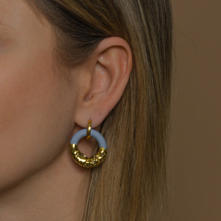 "Isolde" Hoops With Charms Maxi