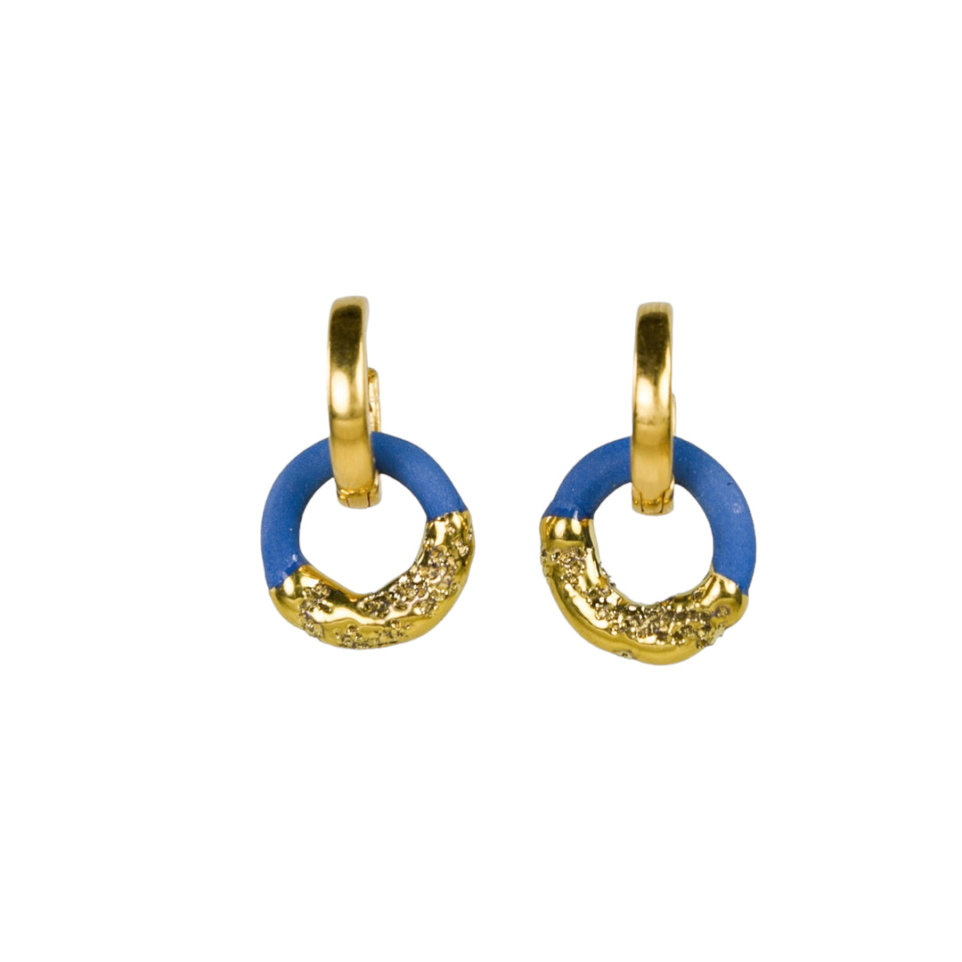 "Daphne" Hoops With Charms Mini