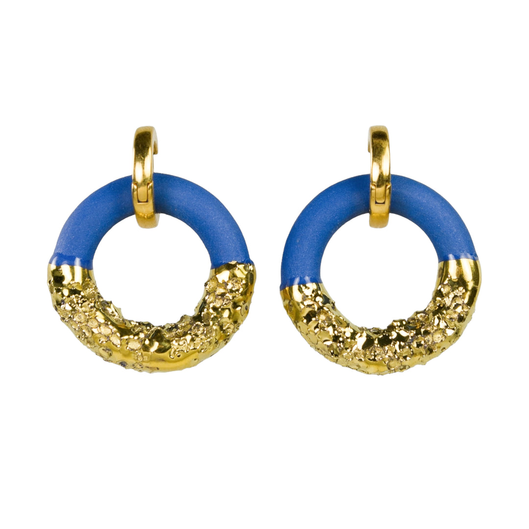 "Daphne" Hoops With Charms Maxi