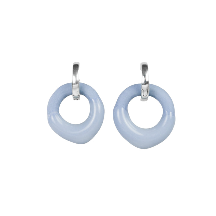 "Yael" Hoops With Charms Midi