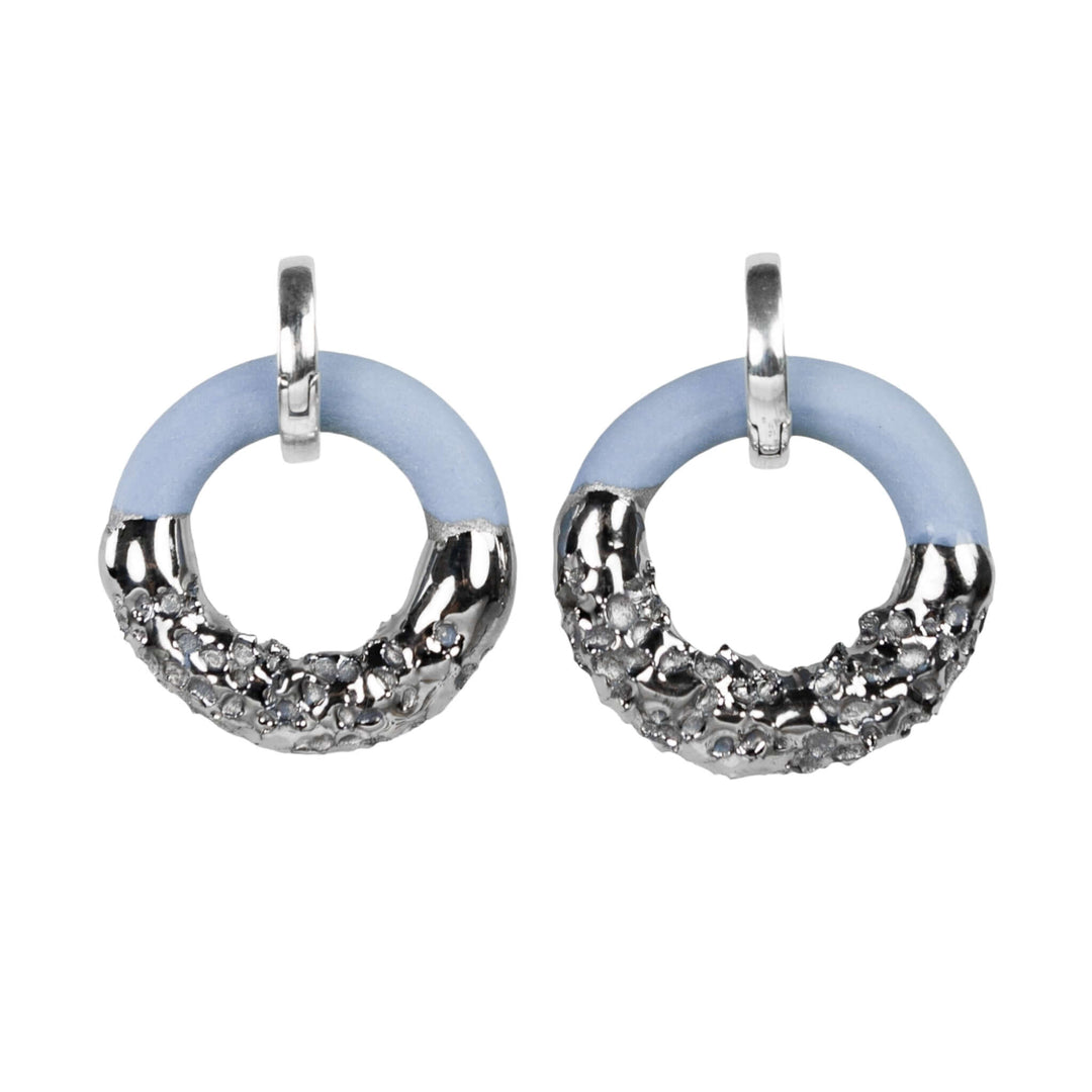 "Selene" Hoops With Charms Maxi