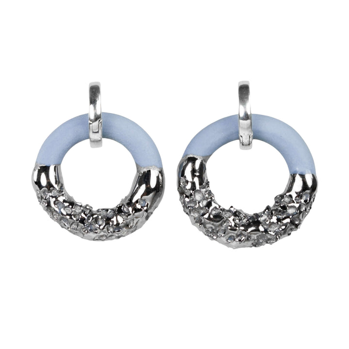 "Selene" Hoops With Charms Maxi