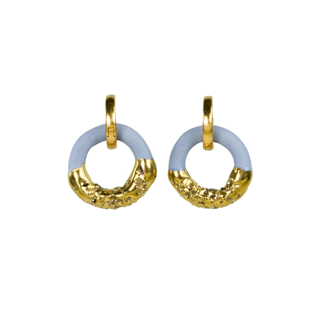 "Isolde" Hoops With Charms Midi