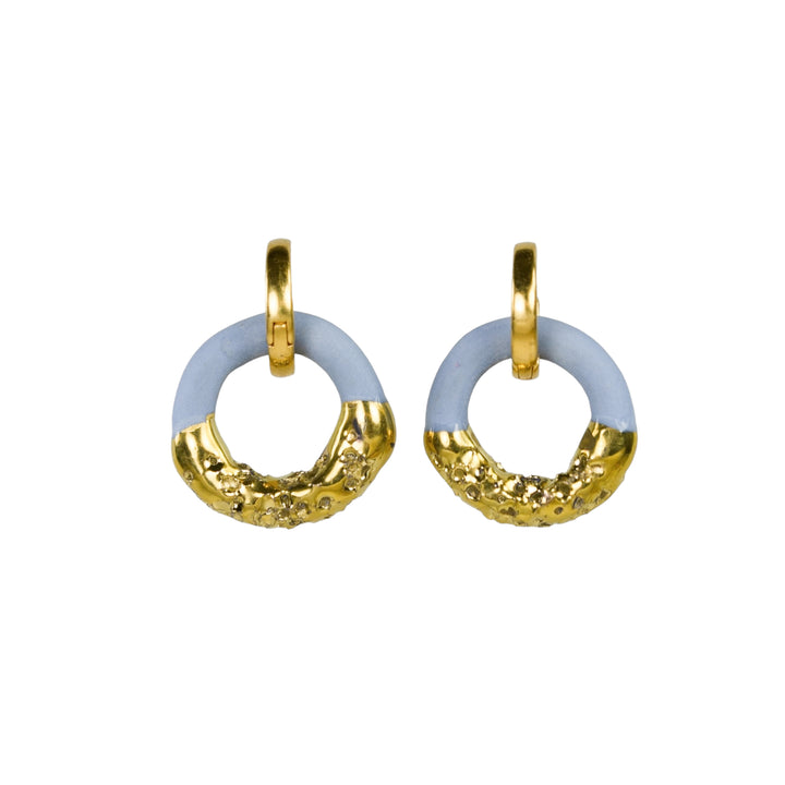 "Isolde" Hoops With Charms Midi