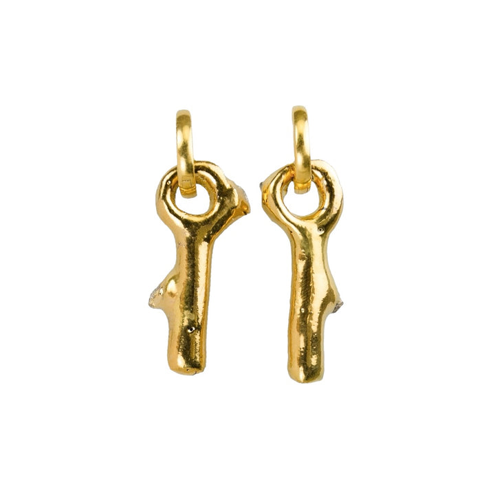 "Nora" Hoops With Charm Maxi