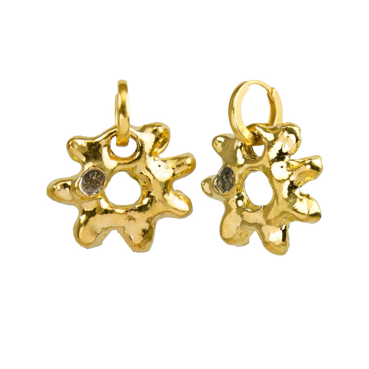 "Bridget" Hoops With Charms Maxi