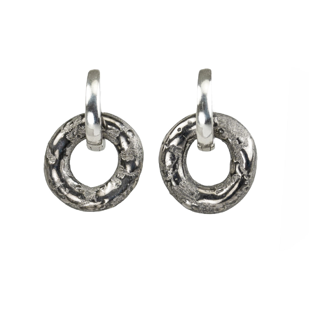 "Luna" Hoops With Charms Midi