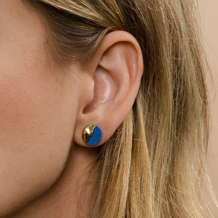 "Mapelai" porcelain earrings