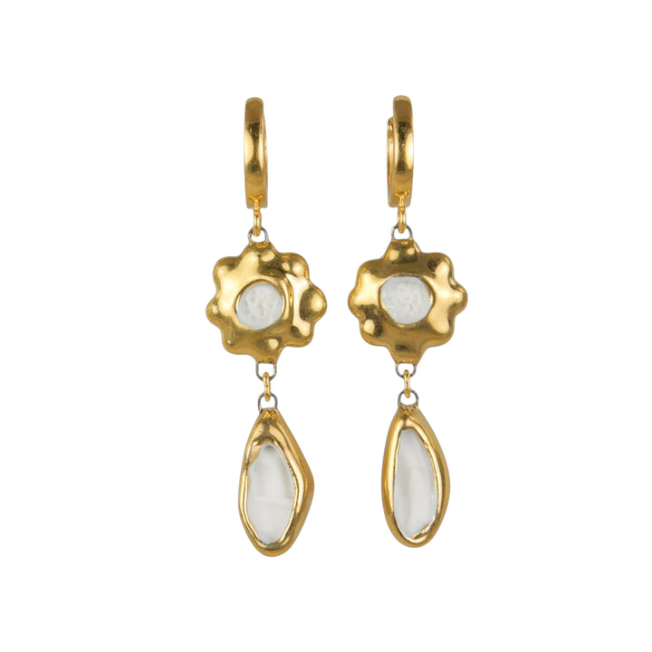 "Rime" Porcelain Earrings