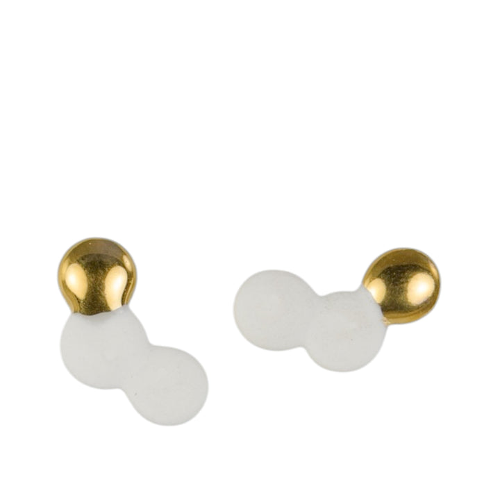 "Numa" porcelain earrings