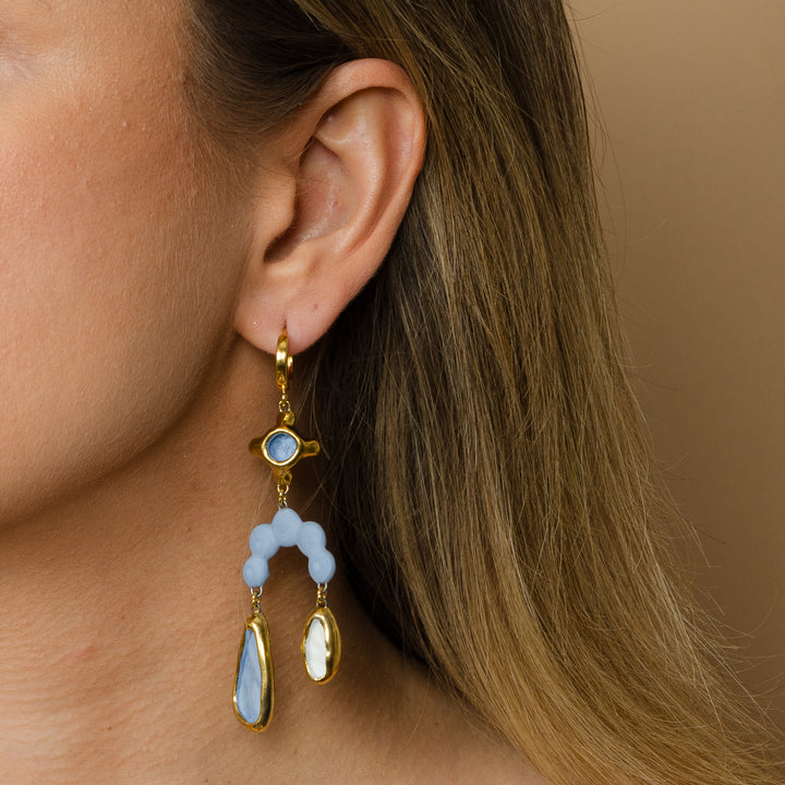 "Gia" Porcelain Earrings