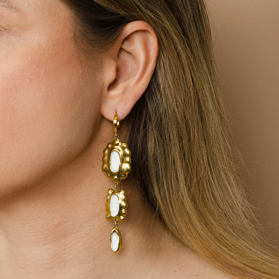 "Bloom" Porcelain Earrings