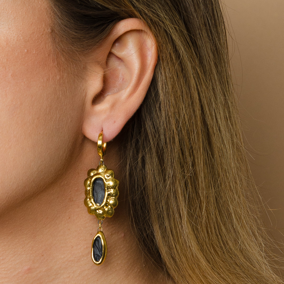 "Bria" Porcelain Earrings