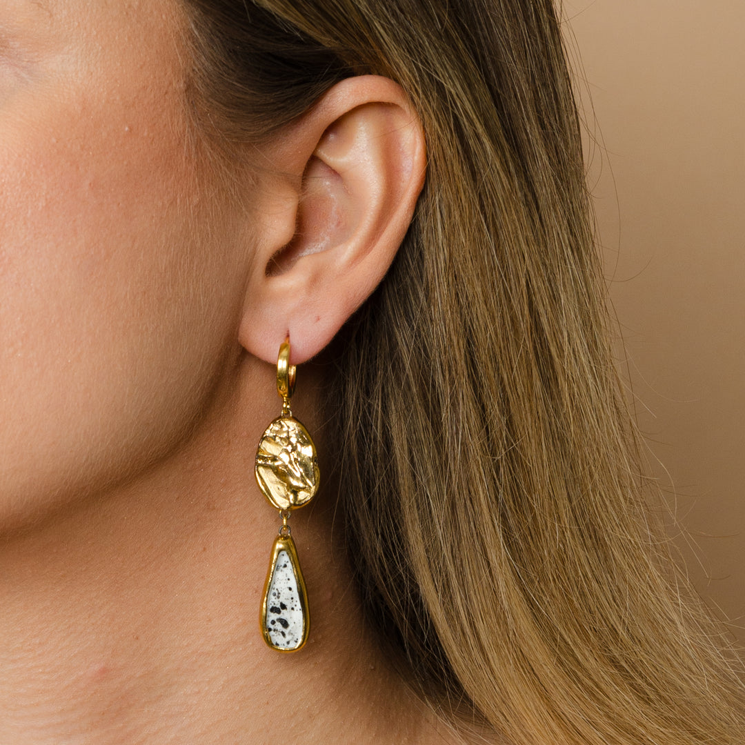 "Elie" Porcelain Earrings