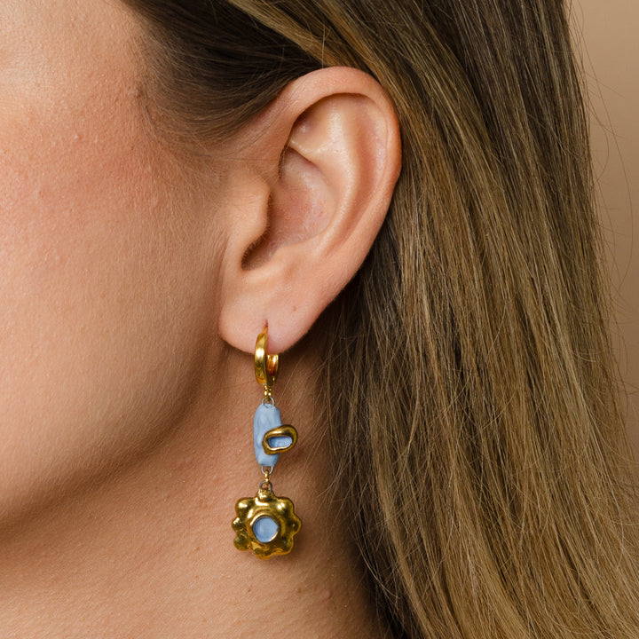 "Inea" Porcelain Earrings
