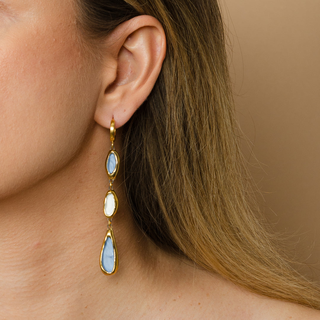 "Alea" Porcelain Earrings