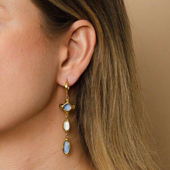 "Lune" Porcelain Earrings