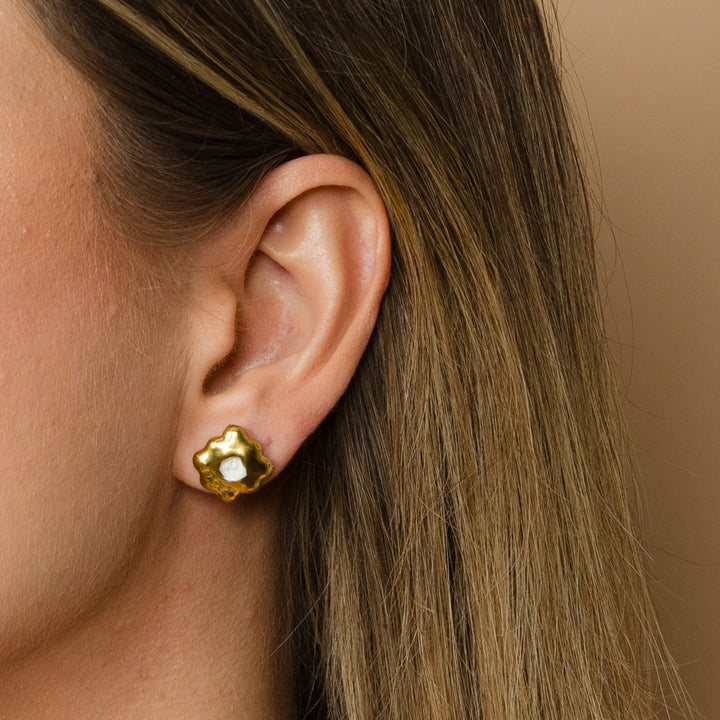 "Ilea" porcelain earrings