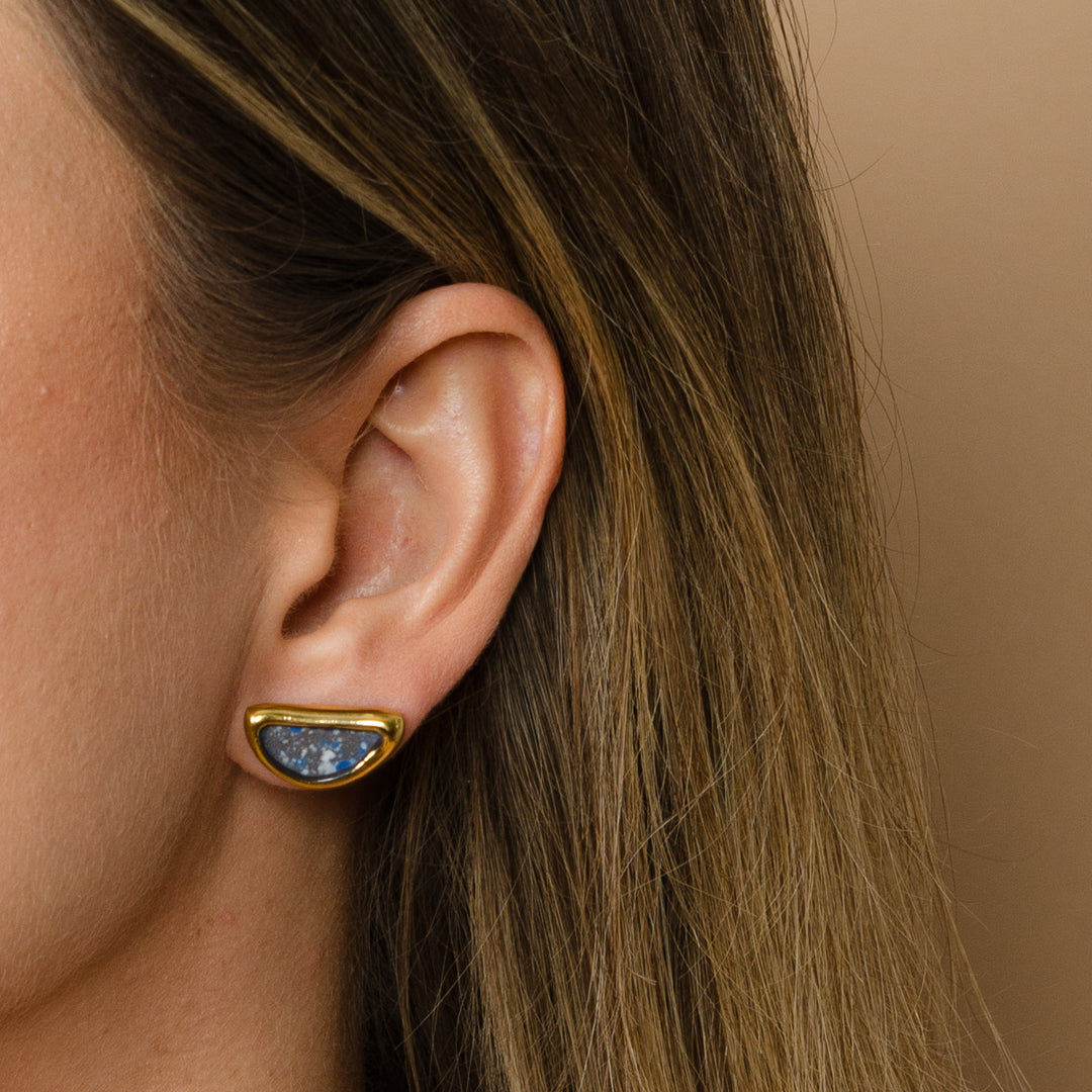 "Elu" porcelain earrings